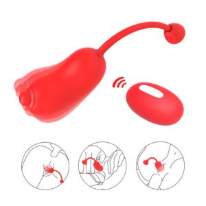 Cute Love Egg with Silicone Strap and Remote